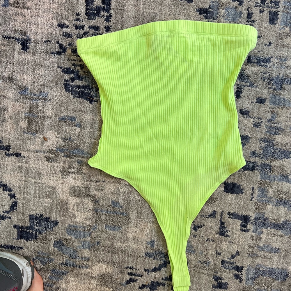 Kittenish tube top body suit